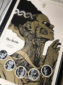 Martin Ansin Bride of Frankenstein Mondo Print Movie Poster Universal Monsters