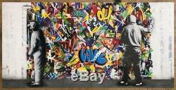 Martin Whatson Diptych main The Cycle obey, invader street art graffiti