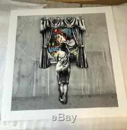 Martin Whatson Figure Girl At The Window Hand Finished Reverse Ed. 30