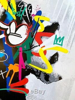 Martin Whatson PANDA Signed Art Print #/250 Graffiti Prints tiger passe cycle