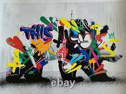 Martin Whatson, Panda. Limited edition print. Not pejac not snik