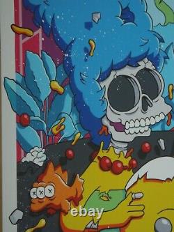 Matt Gondek HAND EMBELLISHED Nuclear Family The Simpsons art print Pez Jerkface