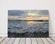 Mawgan Porth Sunset Cornwall Framed Canvas Picture Print