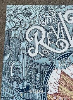 Mega Rare The REVIVALISTS 2018 Red Rocks Colorado 18x24 Concert Poster