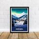 Meribel Ski Resort Poster French Alps Winter Sport Decor Meribel France Poster S