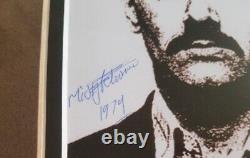Micky Peterson Signed, Dated 1974. Limited Edition 2/24, Mugshot Photo Print