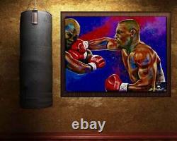 Mike Tyson & Evander Holyfield Artist Signed Limited Edition 30 x 40