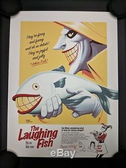 Mondo Batman Animated Series The Laughing Fish Poster BTAS Joker Limited to 275