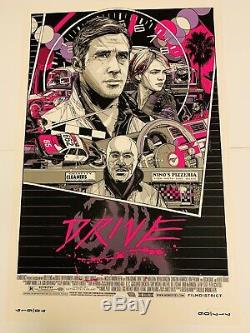 Mondo Tyler Stout DRIVE Screenprint Poster 2013 Signed/Numbered