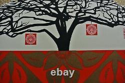 Monkey Pod Red 2006 Signed/numbered Screen Print Obey Shepard Fairey