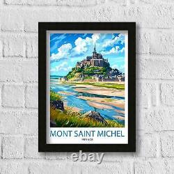 Mont Saint-Michel Travel Print
