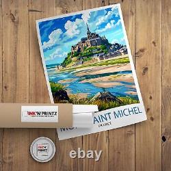 Mont Saint-Michel Travel Print