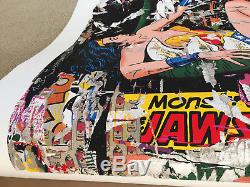 Mr. Brainwash WONDER WOMAN Print Signed # of 100 MBW graffiti ART DC Comics