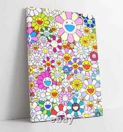 Murakami Flowers 2 Canvas Wall Art Float Effect/frame/picture/poster Print