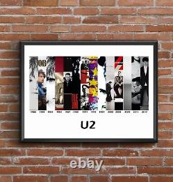Muse Discography Multi Album Art Print Great Fathers Day Gift or Anniversary