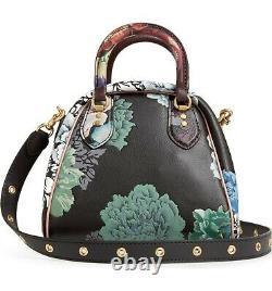 NWT COACH x Kaffe Fasset Marleigh Satchel crossbody floral print black