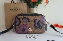 NWT Coach C2799 Jes Crossbody In Signature Canvas With Kaffe Fassett Print $350