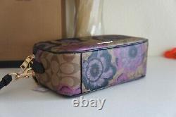 NWT Coach C2799 Jes Crossbody In Signature Canvas With Kaffe Fassett Print $350