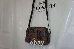 NWT Coach C2799 Jes Crossbody In Signature Canvas With Kaffe Fassett Print $350