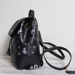 NWT Disney X Coach 91127 Elle Backpack with Dalmatian Floral Print Limited Edition