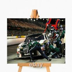 Nascar Racing Cars Print Canvas Wall Art Aun54 Mataga