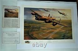 Nicolas Trudgian'Bomber Force' L/E print, C. O. A and Sales Flyer