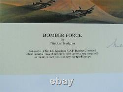 Nicolas Trudgian'Bomber Force' L/E print, C. O. A and Sales Flyer