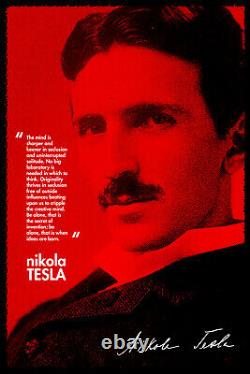 Nikola Tesla Art Print Photo Poster Gift Quote