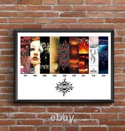 Nine Inch Nails Discography- Multi Album Art Poster Print Great Christmas Gift