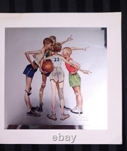 Norman Rockwell'Sports', The 4 famous Prints, Oh Yeah! , Choosin, missed, First
