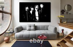 OASIS CANVAS ART PRINT- Noel + Liam Gallager Framed Wall Art Print READY TO HANG