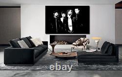 OASIS CANVAS ART PRINT- Noel + Liam Gallager Framed Wall Art Print READY TO HANG