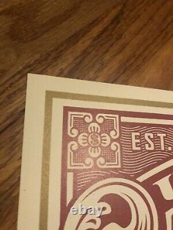 Obey Giant Shepard Fairey Proud Parents limited edition silkscreen rare