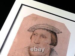 Old Master Portrait of a Gentleman Holbein the Younger RARE Antique Print 1911