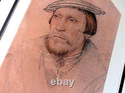 Old Master Portrait of a Gentleman Holbein the Younger RARE Antique Print 1911