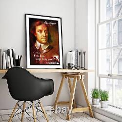 Oliver Cromwell Art Print Photo Poster Gift Quote