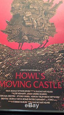 Olly Moss Spirited Away Howl's Moving Castle Regular Print Poster Set Mondo