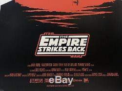 Olly Moss Star Wars The Empire Strikes Back Mondo Print Movie Art Poster ESB Ltd