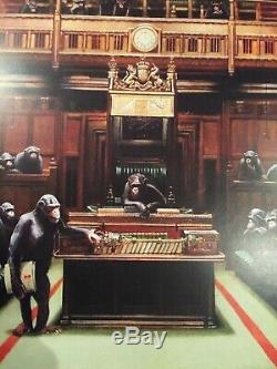 Original Banksy Monkey Parliament from Bristol Museum 2009 WithProvenance & LOA