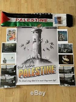Original Banksy Palestine Poster Only 2000 Exclusively Produced For Ldn Expo