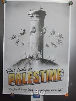 Original Banksy Palestine Poster Walled Off Hotel Edition