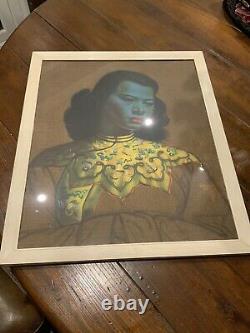 Original Iconic print The Chinese Girl By Vladimir Tretchikoff Framed