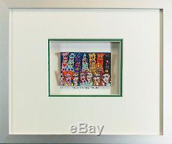 Original James Rizzi 3 D Bild Out on the town NEU original Zertifikat