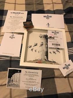 Original banksy box set from walled off hotel