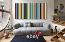 PAUL SMITH STYLE RETRO STRIPES CANVAS WALL ART PRINT Ready To Hang