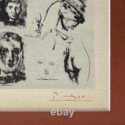 Pablo Picasso 1947 Signed Print Matted To Be Framed 11 X 14in List