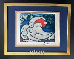 Pablo Picasso 1948 Beautiful Signed Print Matted 11 X 14 + List