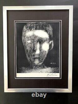 Pablo Picasso 1955 Signed Superb Print Matted 11 X 14 + List $695