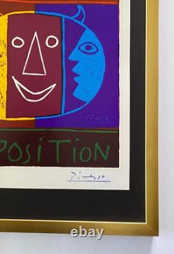 Pablo Picasso 1971 Print + Signed + Mounted And Framed + Buy It Now