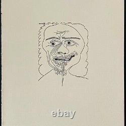 Pablo Picasso (After) Vintage Engraving Ltd Ed. Of 100 Not Signed with COA